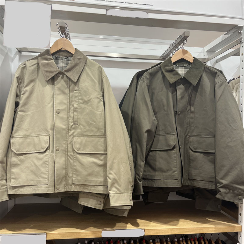 Japanese Style Men's and Women's Casual Short Jacket Coat 2024 Autumn British Style Short Top 470117