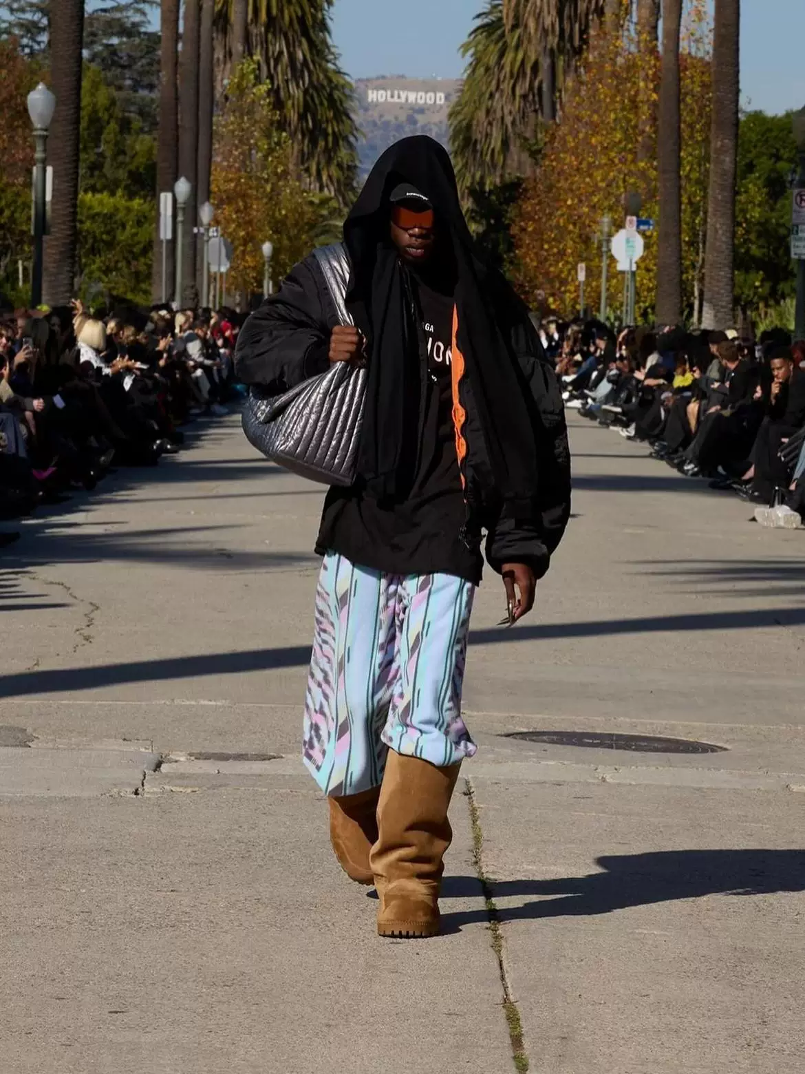 24 осенний куртка MA-1 бомбер с four-sleeved заплатки силуэт капюшон хлопковая Look30
