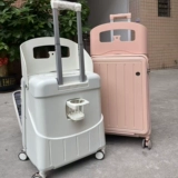 Вместительный и большой чемодан с сидением подходит для мужчин и женщин, семейный стиль