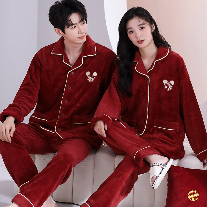 情侣睡衣女冬季珊瑚绒加厚加绒红色新娘结婚家居服该怎么选？聊聊2025年消费升级新趋势