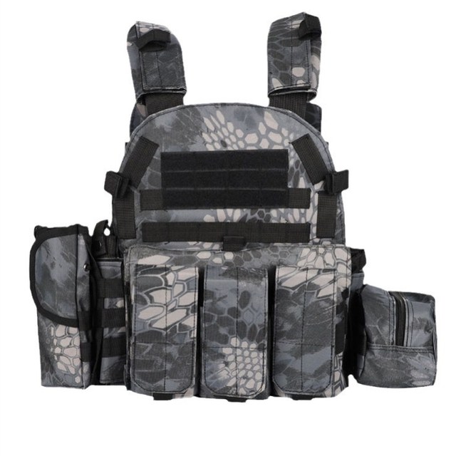 Dark Zone Breakout Bullet-Resistant Cosplay Gear Quick-Release Tactical Vest Armor Chest Harness Outdoor Children's Real-Life Cs Training