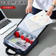 Office Seal Storage Bag, Business License Storage Bag, Company Document Storage Box with Password Lock, Portable