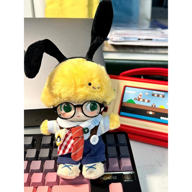 Vinyl Dimoo Doll Clothes a Pluto Luhan Same Style Jersey Plush Pendant Replacement Outfit