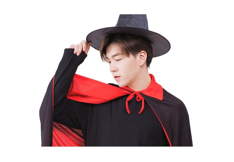 Trang phục Halloween dành cho người lớn và trẻ em áo choàng đen áo choàng thuật sĩ áo dây chết ma cà rồng trang phục hóa trang