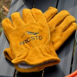 Дорожные кожаные мягкие ретро перчатки для кемпинга, из натуральной кожи