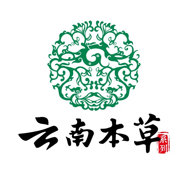 草本苗家护肤馆的LOGO