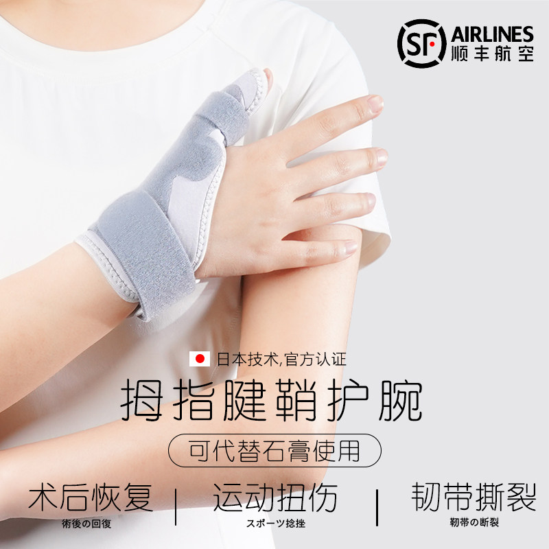顺丰医用护手腕腱鞘炎大拇指护套手指固定器关节损伤护具骨折护腕