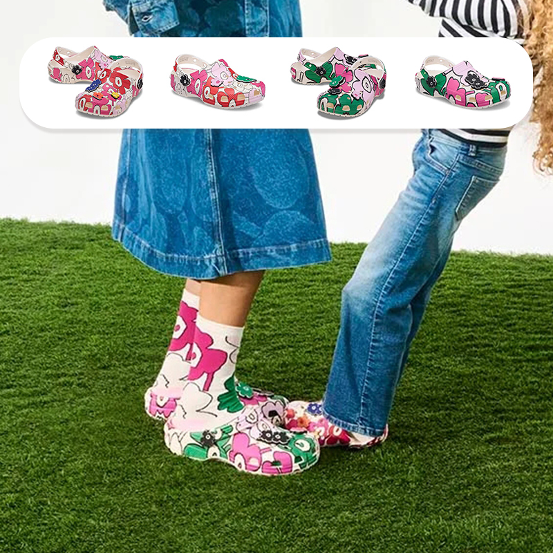 Crocs X Marimekko Collaboration Parent-Child Shoes Beach Clogs 211122/211123
