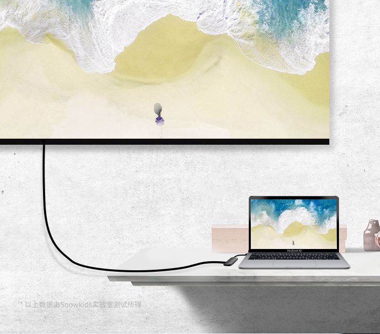 Snowkids Type-C docking station MacBook Air kê mở rộng của Apple cáp bến tàu USB3.0 phụ kiện máy tính xách tay bên ngoài MacPro Microsoft mặt đi Chuyển đổi - USB Aaccessories quạt sạc mini