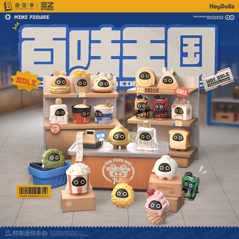 Suplay Zenless Zone Zero Mini Cute Blind Bag Toy Figurine Desktop Decoration Doll Gift