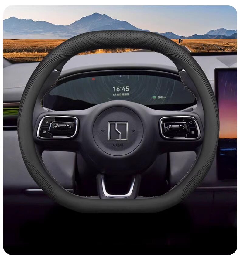 2026 Model Zeekr 7X Steering Wheel Cover, Special Interior Accessories for Zeekr 8X/007Gt/009, Handlebar Cover