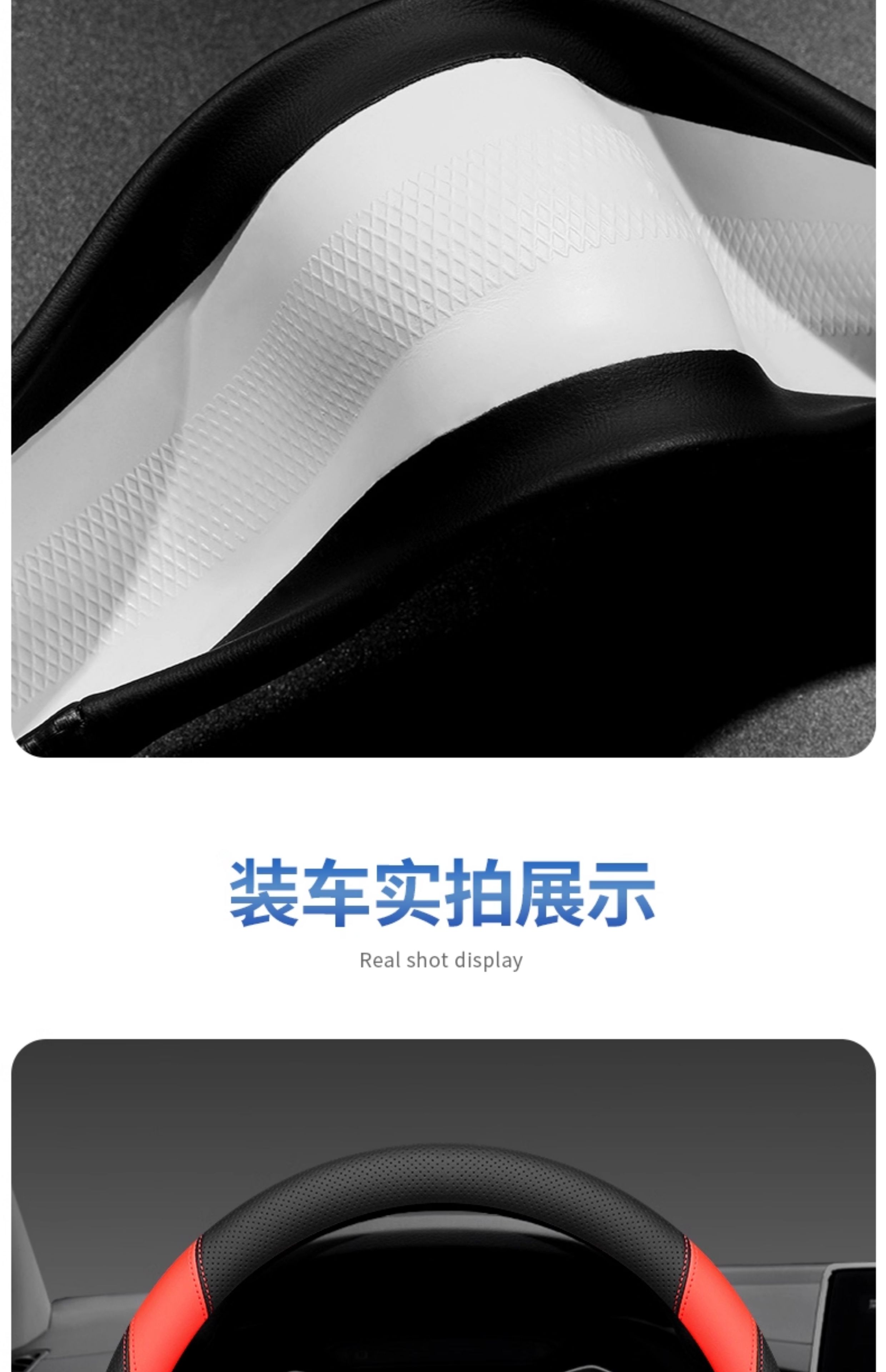 Kia Steering Wheel Cover K3 Sportage K5 Forte K2 Seltos Kx3 Yipao Kx5 Huanchi Ev5/K4 Steering Wheel Cover