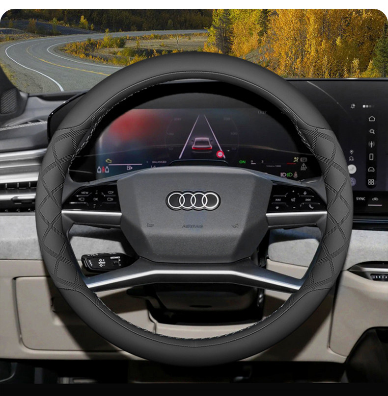 2026 Model Saic Faw Audi A5L Steering Wheel Cover, Ultra-Thin Car Steering Wheel Cover Specifically for Q4, Q5, Q6, and E-Tron
