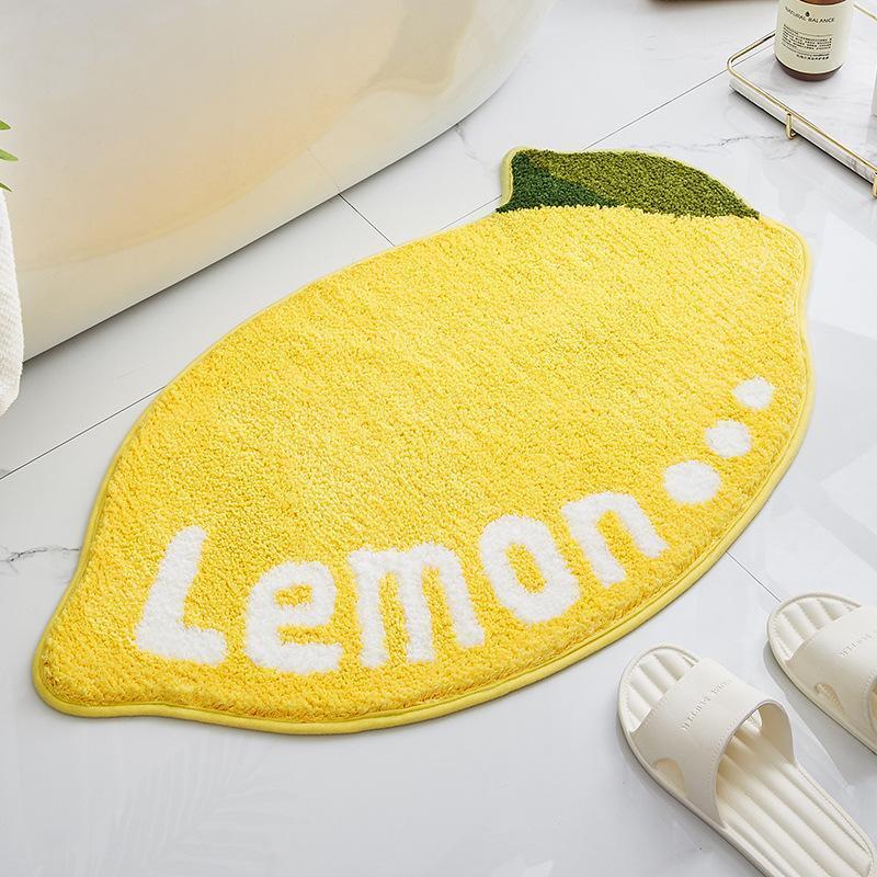 Bull Oil Fruit Toilet Absorbent Ground Mat Speed Dry Anti-Slip Foot Mat Cartoon Carpet Bedroom Genguan Doorway Superior Sensory Mat-Taobao