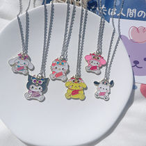Yu Gui Dog necklace high design sense small luxury and sweet little new cartoon animal accessories girl girl girl girl girl girl girl girl girl girl girl girl