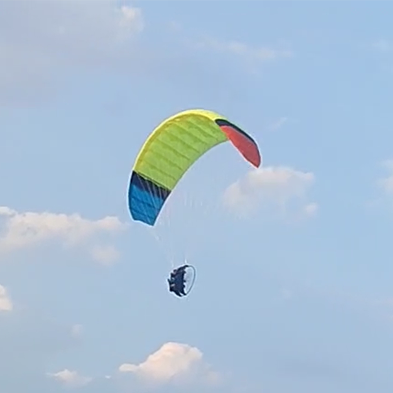 2.36m Remote-Controlled Power Paraglider Leaf236, Crash-Resistant, a Great Tool for Walking Children and Amusing Dogs, Stunt Flying Parachute