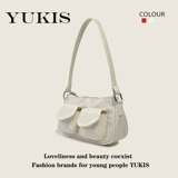 Брендовая дизайнерская сумка через плечо, нейлоновая сумка на одно плечо, сумка подмышку, Южная Корея, тренд сезона