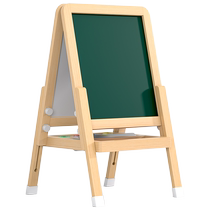 Childrens drawing board bracket type dust-free graffiti blackboard double-sided magnetic writing whiteboard home teaching student baby easel