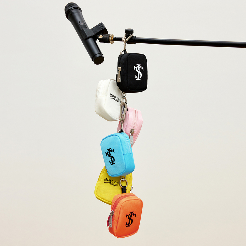 Stk Smalltownkid Multi-Color Earphone Coin Purse with Letter Logo Embroidery Trendy Brand Matching Functional Small Bag