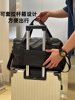 Short-Distance Travel Bag, Large Capacity, Can Be Used as a Trolley Boarding Bag, with Shoe Compartment, Expandable Luggage Bag, Crossbody Bag, Gym Bag