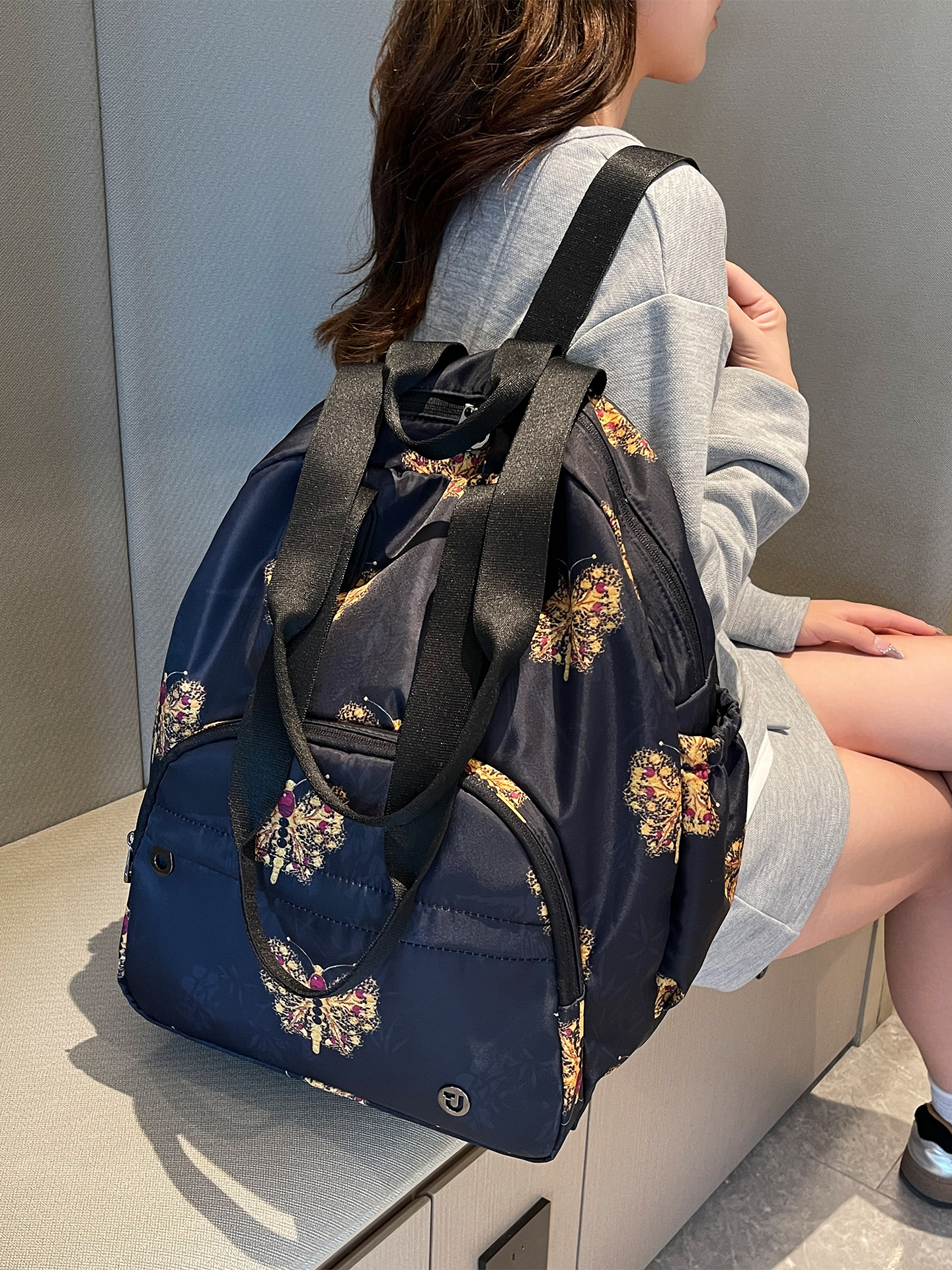 Large Capacity Backpack for Women 2026 New Style Chinese Style Backpack Casual Versatile Travel Bag High-End Commuter Bag
