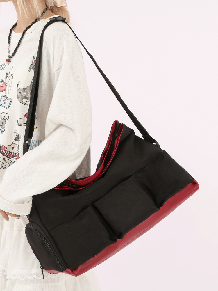 Sports and Fitness Bag, Large Capacity, Men's and Women's Hand-Held Crossbody Bag, Casual Travel Bag, Independent Shoe Compartment, Shoulder Bag, Messenger Bag