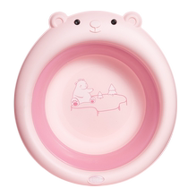 October crystal baby washbasin newborn baby foot wash pp foldable small washbasin single pack Seya powder