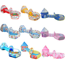 Childrens tent baby toy indoor outdoor play house baby crawling hole sun tunnel ocean ball pool