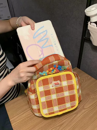 Рюкзак, маленький демисезонный высококачественный ранец, сумка через плечо