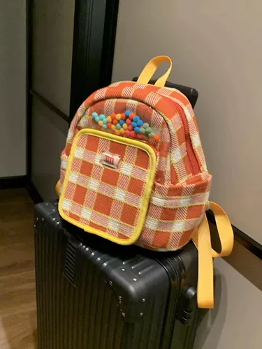 Рюкзак, маленький демисезонный высококачественный ранец, сумка через плечо