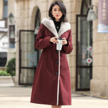 Mink leather Grand Clover overcomes the women 2020 new models of winter long deposit the whole mink liner Even the cap Niu overcomes the mink fur coat