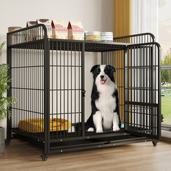 Dog Cage for Large Dogs, Special Medium-Sized Dog Kennel with Toilet, Indoor New Extra Large Free Space Pet Cage