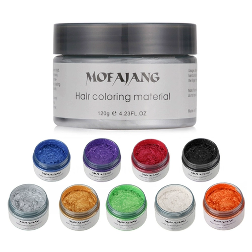 Mofajang Color Haii и Dye Styling Pomade серебряная бабушка GR GR