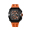 Black orange stainless steel case