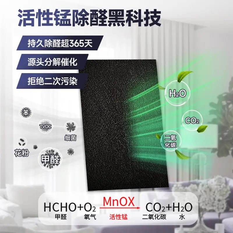 新房除醛利器：活性锰分解片背后的秘密