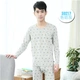 Thiếu niên Qiuyi Qiuku Bộ đồ cho học sinh nam bộ pyjama trẻ em