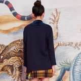 密扇 Дизайнерский асимметричный лонгслив для отдыха, демисезонная толстовка, свободный крой