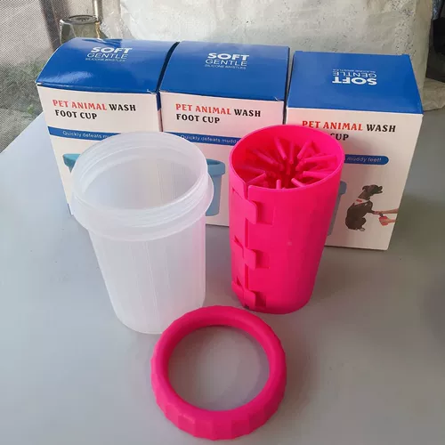Новый продукт Pet Foot Cup Cach Cat Dog Claw Cup Cust Foot Wyshers Очистка мягкая силиконовая щетка для ног шайба