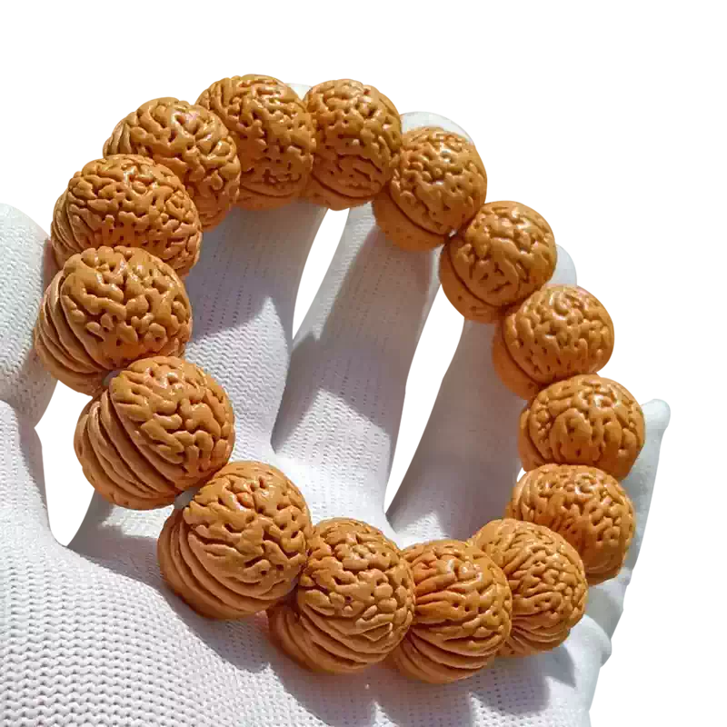 脑纹桃核手串男士盘玩文玩野生山核桃御文者品牌