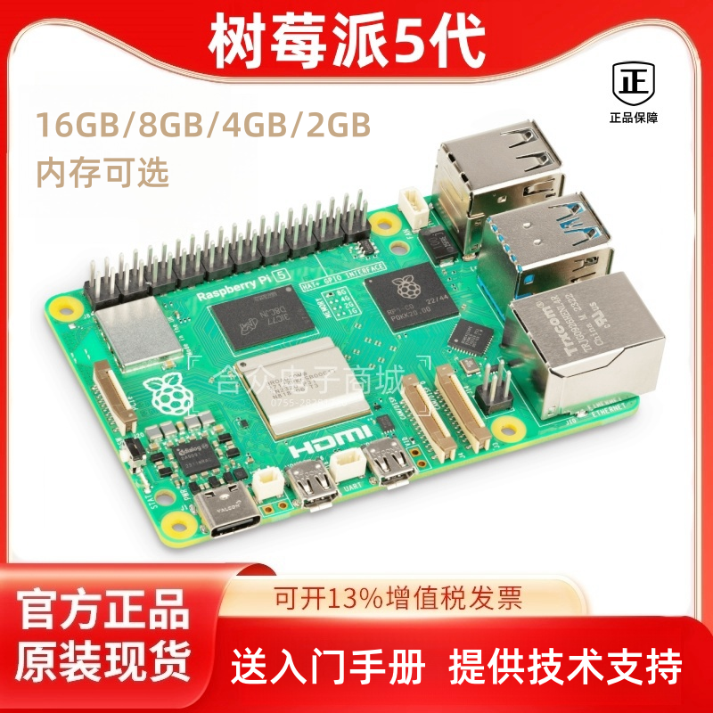 Raspberry Pi 第5世代 Pi5 開発ボード AIキット Python コンピュータプログラミング Raspberry Pi4B/5B マザーボード