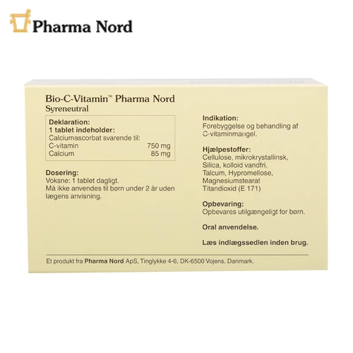 Pharmanord Farnord Vitamin C 120 Датский импорт прямой почтовой рассылки