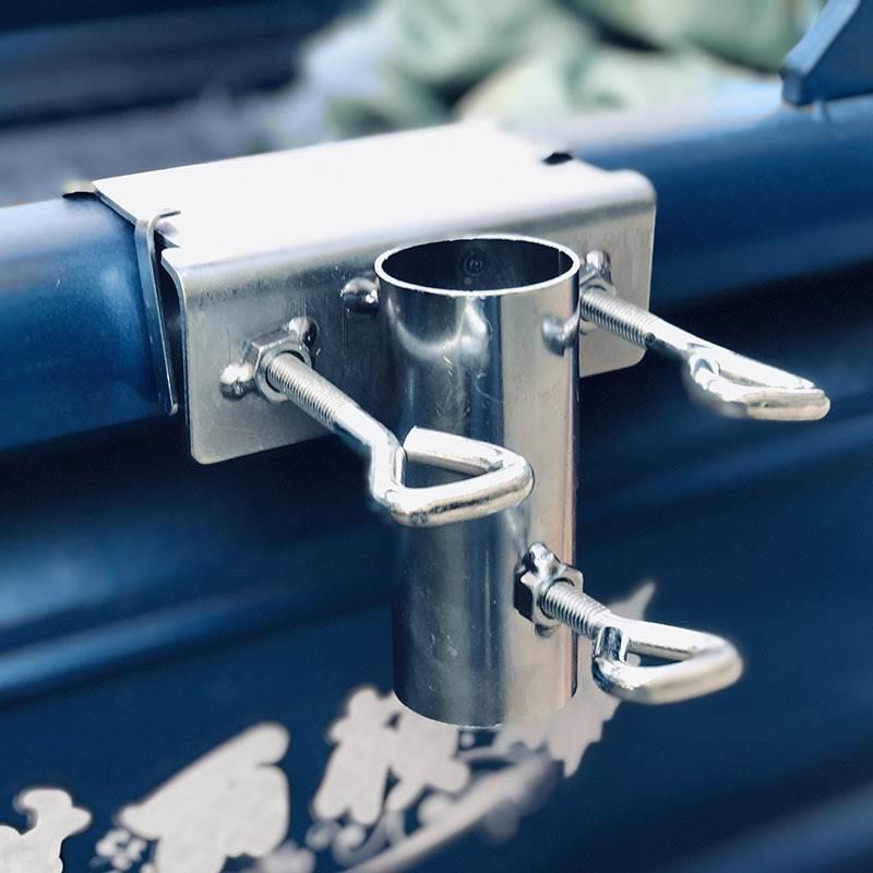 Outdoor stall umbrella artifact tricycle umbrella rack truck fixed shelf sun umbrella base parasol umbrella umbrella