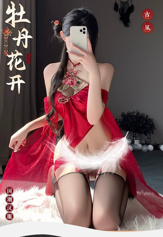 Xu hướng quốc gia cổ phong cách đồ ngủ Đôn Hoàng Flying Girl cosplay đồng phục sexy Hanfu trang phục biểu diễn múa kỳ lạ