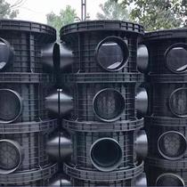 HDPE finished plastic inspection well sewage chute rainwater sedimentation well tube starting straight through three-way and four-way manufacturer