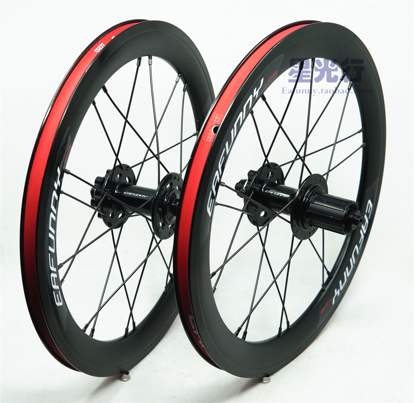 EAFUNNY SR42 aluminum alloy 16 20 inch 451 349 wheel group small wheel folding car Breakthrough Clamp disc brake