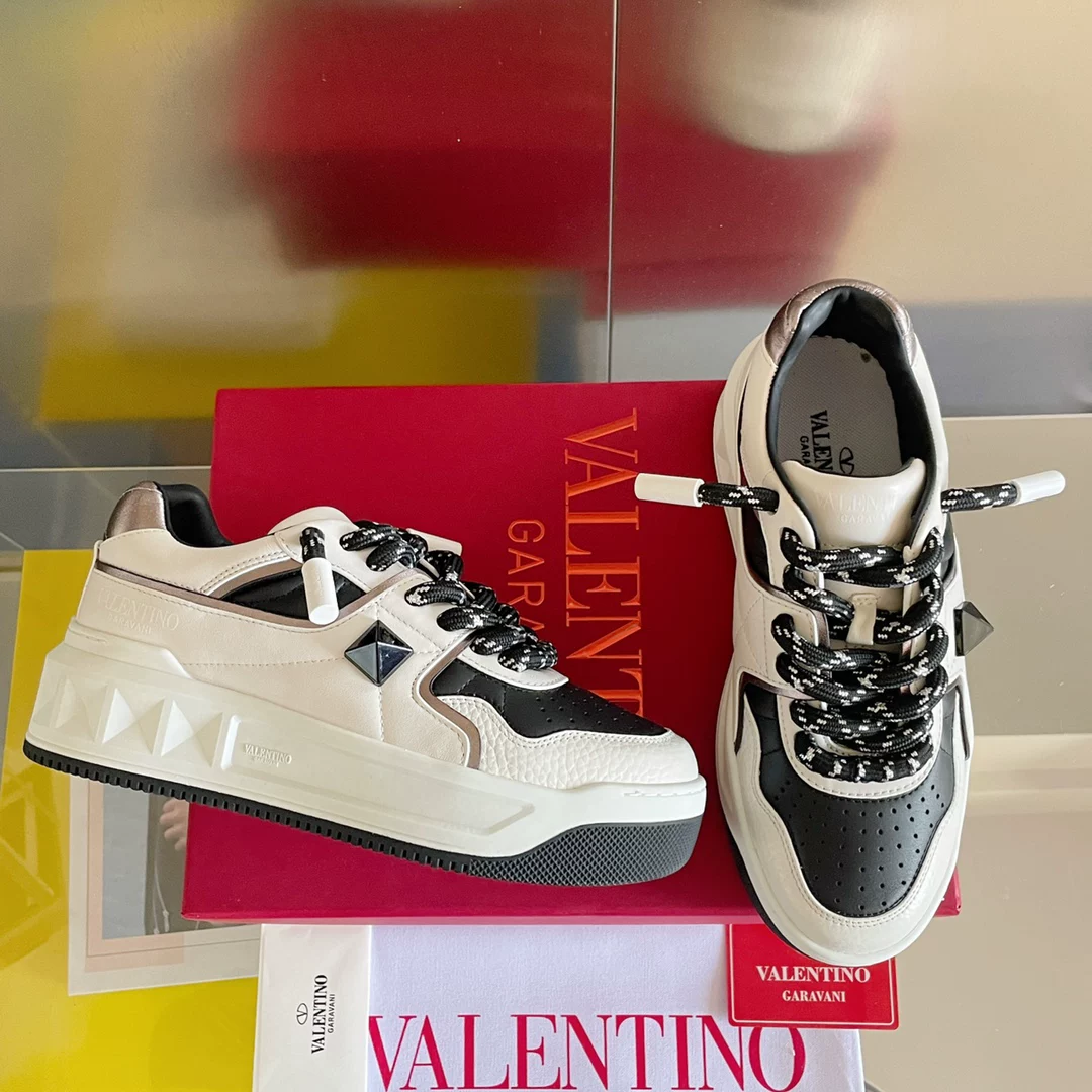 Французская покупка VALENTINO/Бронзовая Tiannu новые низкие кеды-бордовые спортивно- casual для мужчин и женщин