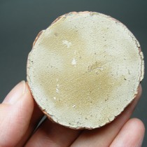 Song Dynasty red pottery bowl bottom specimen