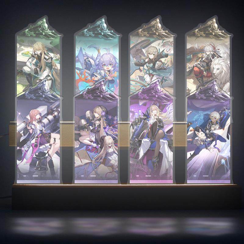 New Star Dome Fan-Made Railway Xierdan Hengluo Shajiingyuan Game Peripheral Acrylic Strip Combination Night Light