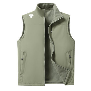 迪家特价/品牌专区/2025年冬季保暖加绒马甲男女同款宽松无袖外套