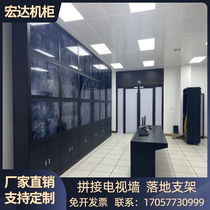 Splicing screen display cabinet 46 inch 55 inch manufacturer monitors the TV wall cabinet floor bracket screen wall screen wall